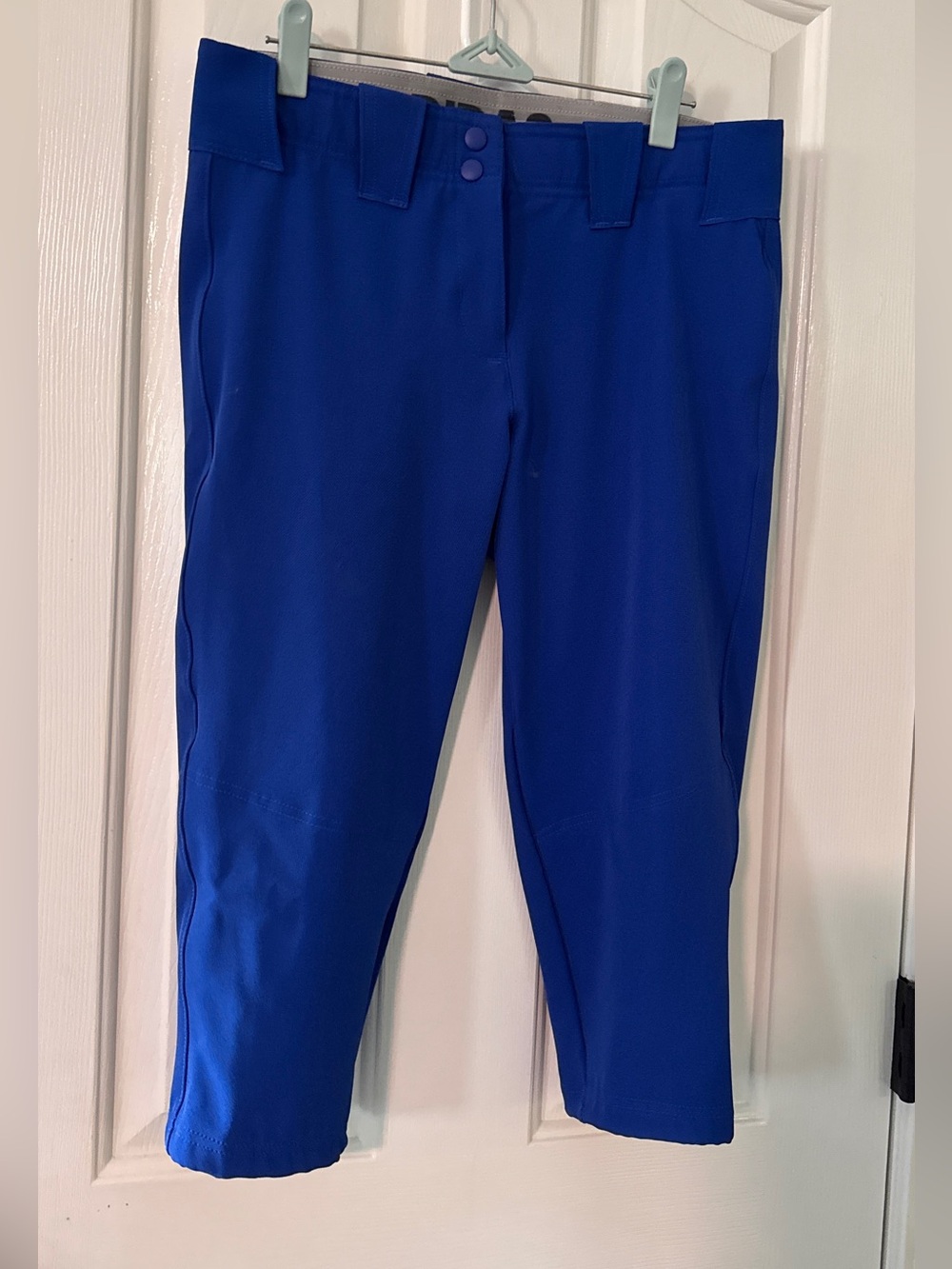 adidas Women's Cobalt Blue Capri Softball Pants